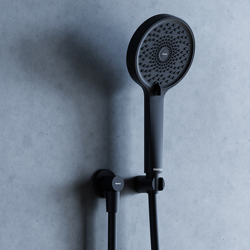 Душевая система Apollo 947520300 черная