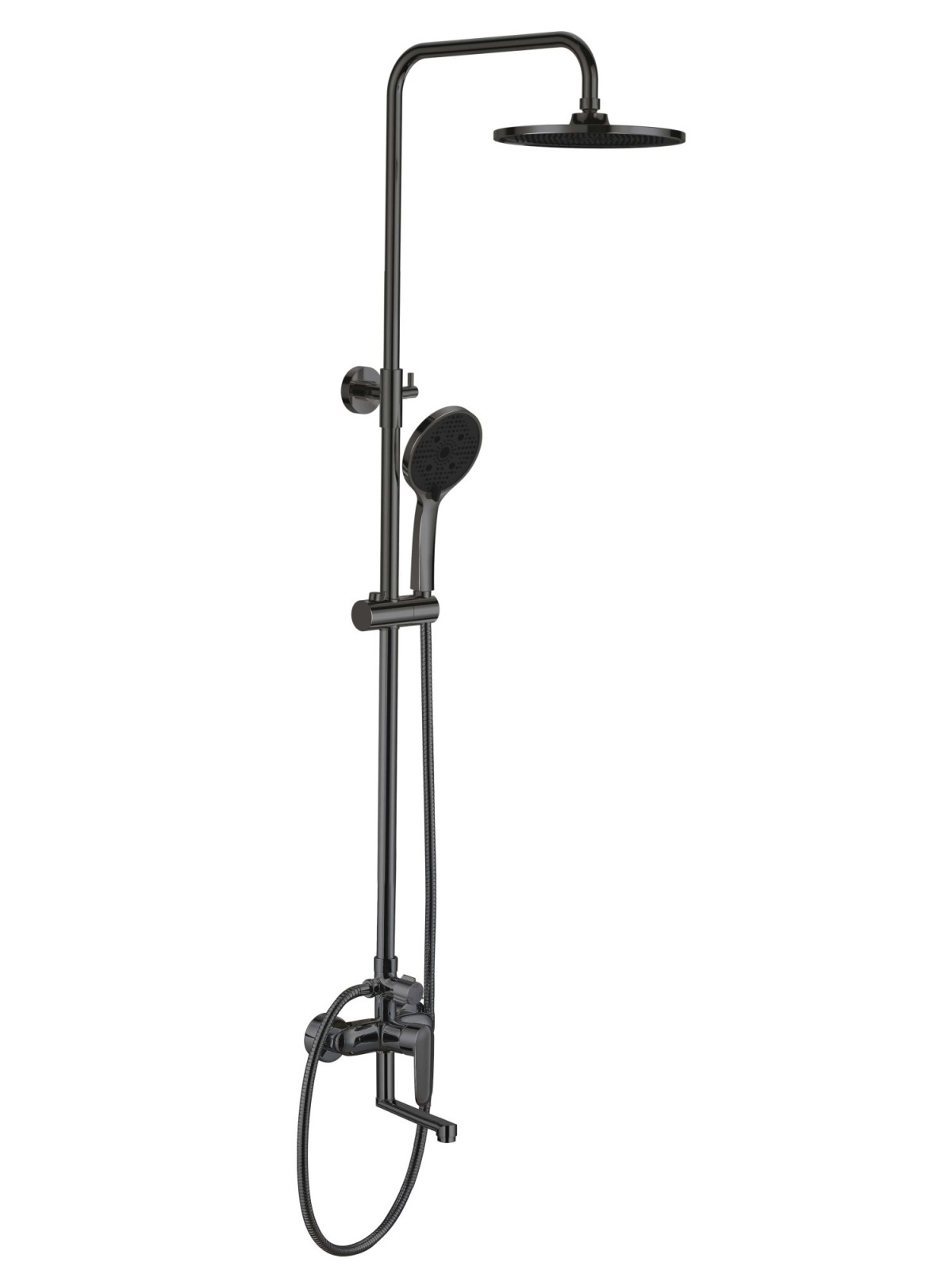 Душевая система со смесителем ESKO Lagos Gun Metal ST205LGGM