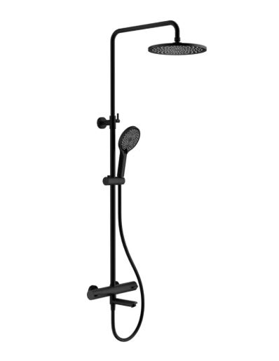 Душ. система Splenka S223.26.06 с термост. черный