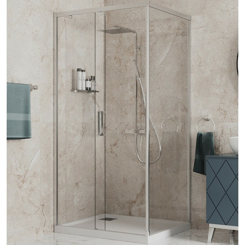 Душевое ограждение Paini Dax 120x80см 84CR12080 хром матовый