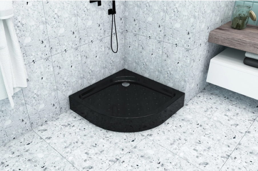 Поддон акриловый Метакам Classic N 90x90x16см черный