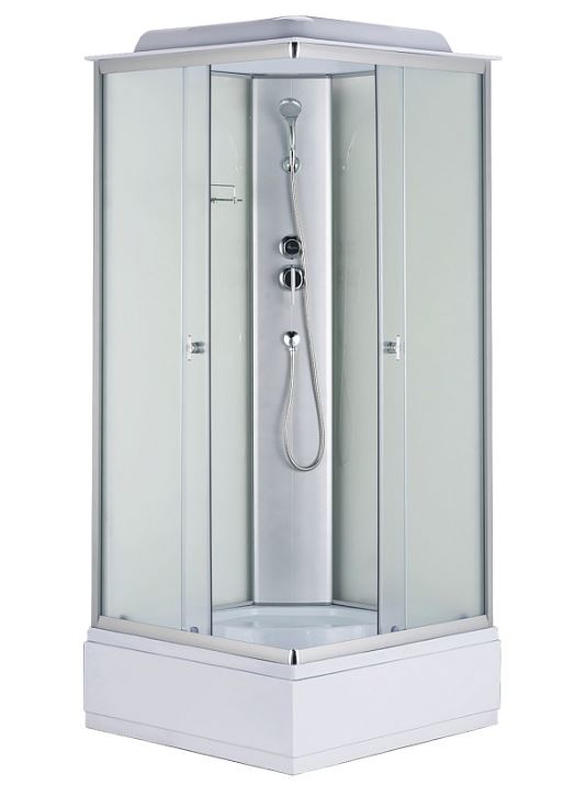 Душевая кабина Loranto (CS-990ETM/W-90) поддон 30 см матовое стекло