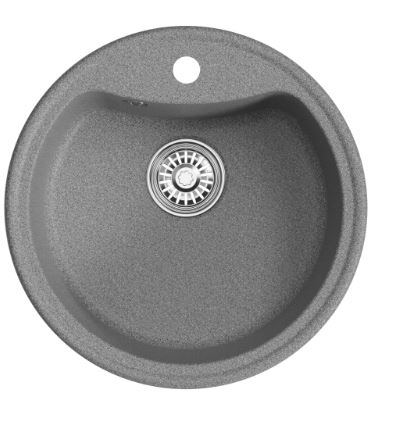 Мойка КОМФОРТ ML-GM09 круглая 510х210 серая