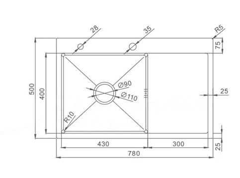 Мойка Splenka S705.7850.09 графит