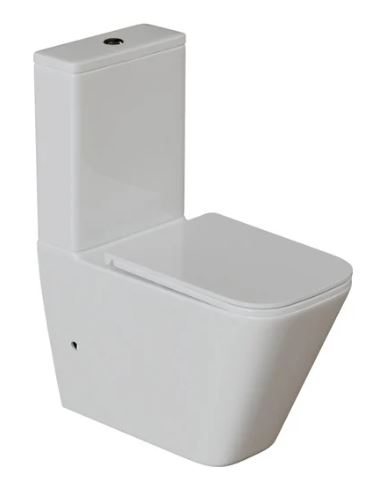 Унитаз-компакт WAVE SQUARE Tornado 1.0 м/л бел.глянец