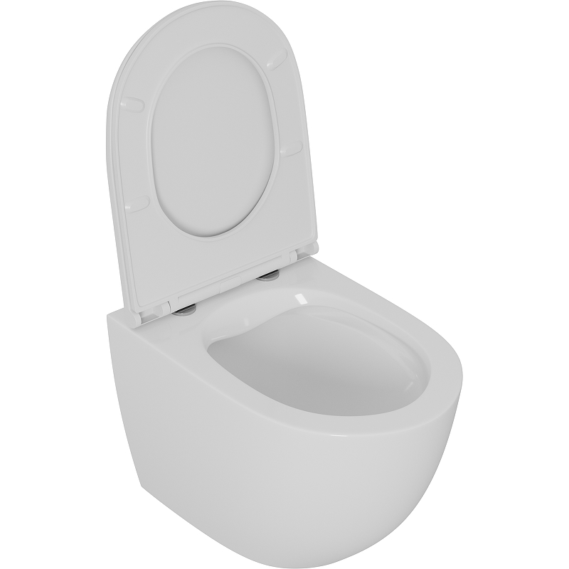 Унитаз подвесной D&K Matrix DT1396016 490x370x360мм микролифт