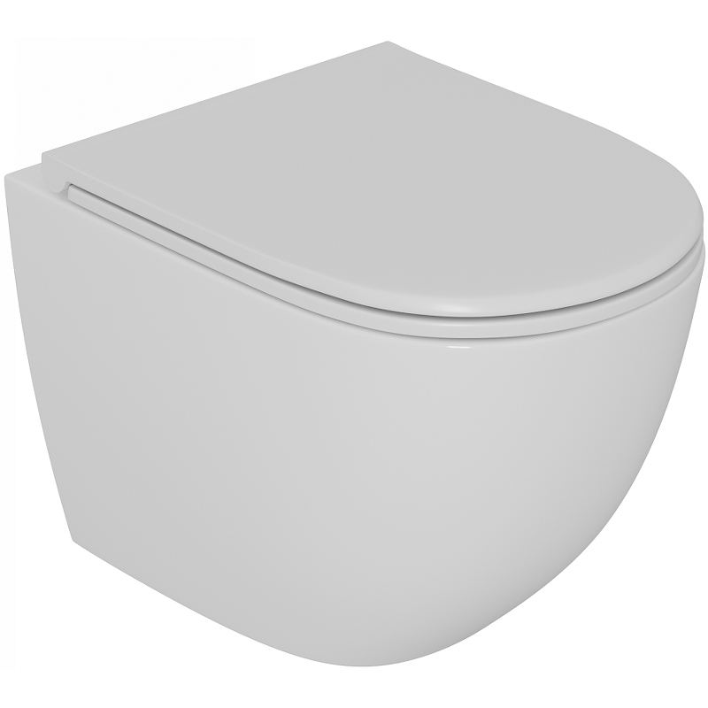 Унитаз подвесной D&K Matrix DT1396016 490x370x360мм микролифт