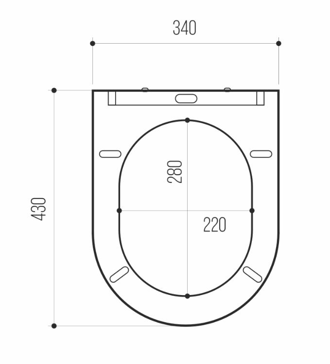 Сиденье д/унитаза WAVE ALEO м/л дюропласт. белый гл.