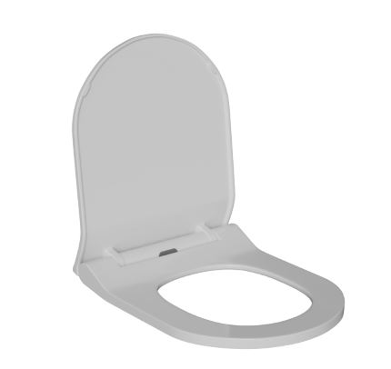 Сиденье д/унитаза WAVE ALEO м/л дюропласт. белый гл.