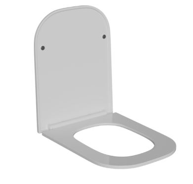 Сиденье д/унитаза WAVE APEKS дюропласт м/л белый глянец