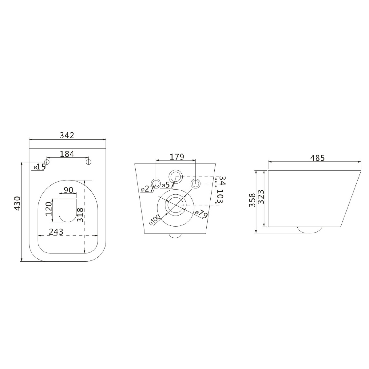 Унитаз подвесной Lemark FLOREX безободковый+сиденье микролифт