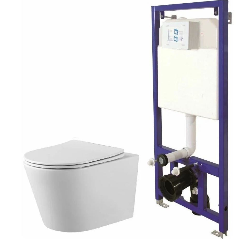 Система инсталляции Basardo BS-112-001 и унитаз bs112-113