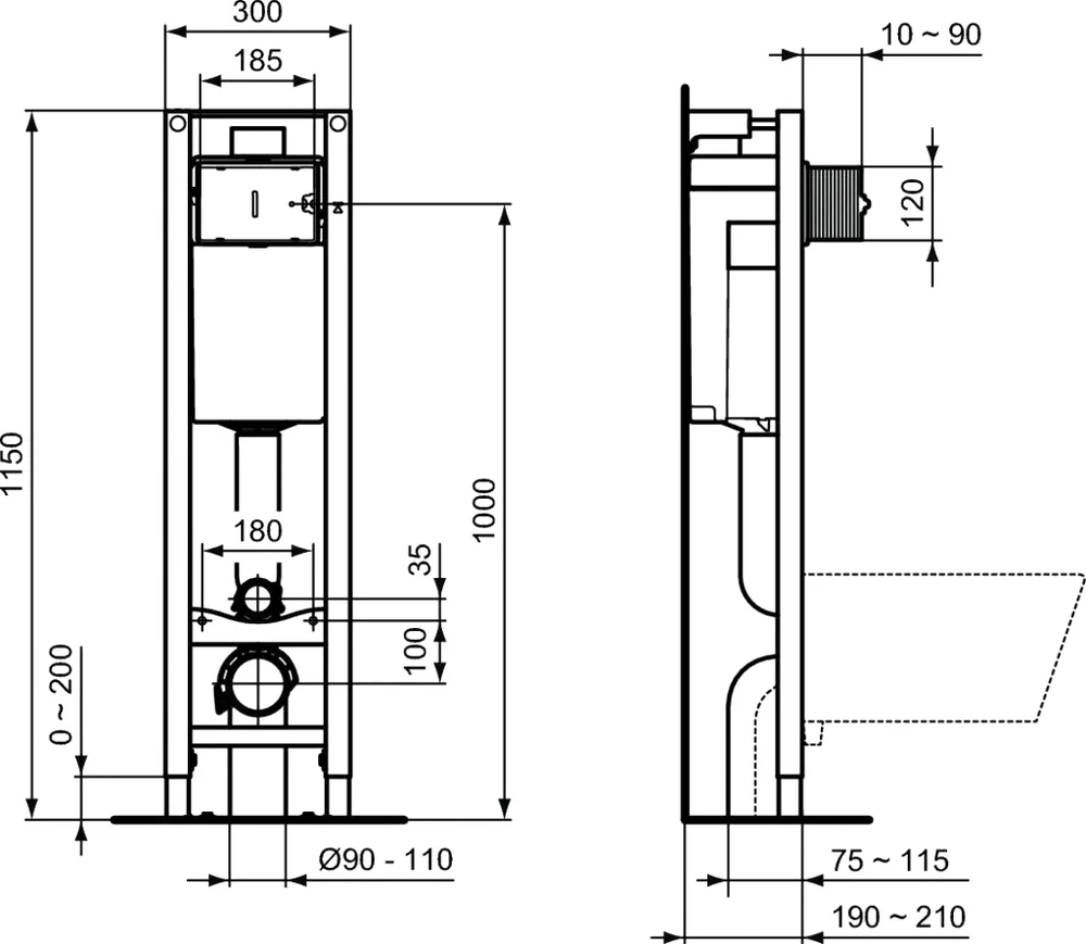 Система инсталляции IS PROSYS ECO FRAME M E233267 Система инсталляции IS PROSYS ECO FRAME M E233267