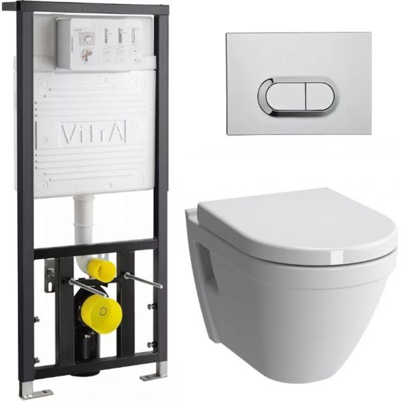 Система инсталляции Vitra S50 Rim-Ex с унитазом 9003B003-7201
