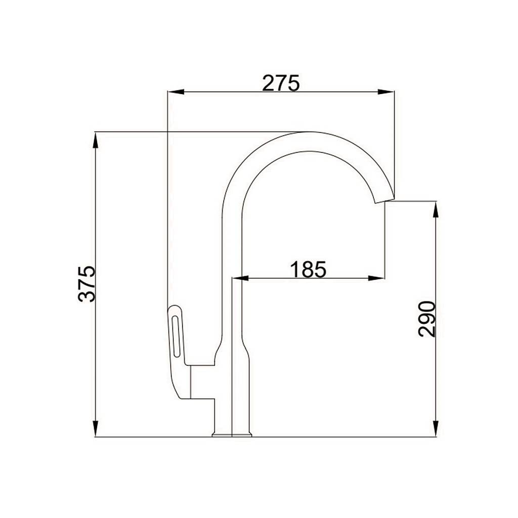 Смеситель для мойки Haiba HB70825-7 черный