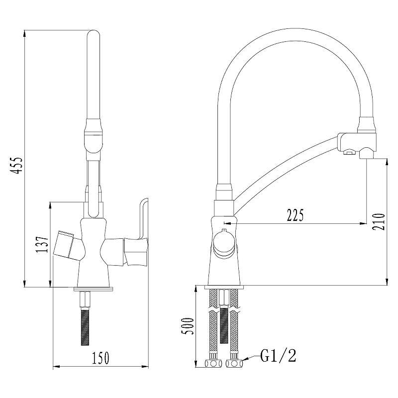 Смеситель для мойки Lemark LM3070C Комфорт