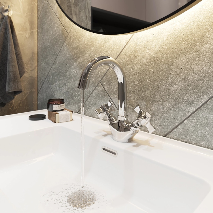 Смеситель для умывальника Mixline Classic ML30-042 1/2кер