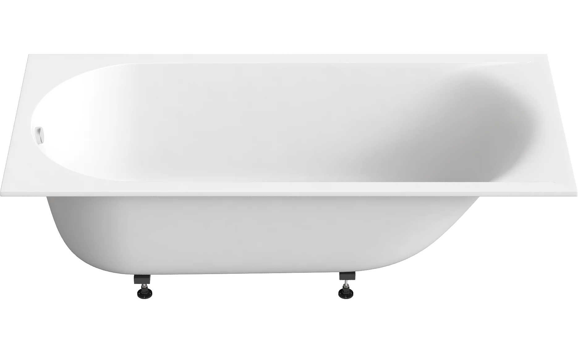 Ванна литьевой мрамор Афина 170x75 Solid Surface без автослива Ванна литьевой мрамор Афина 170x75 Solid Surface без автослива