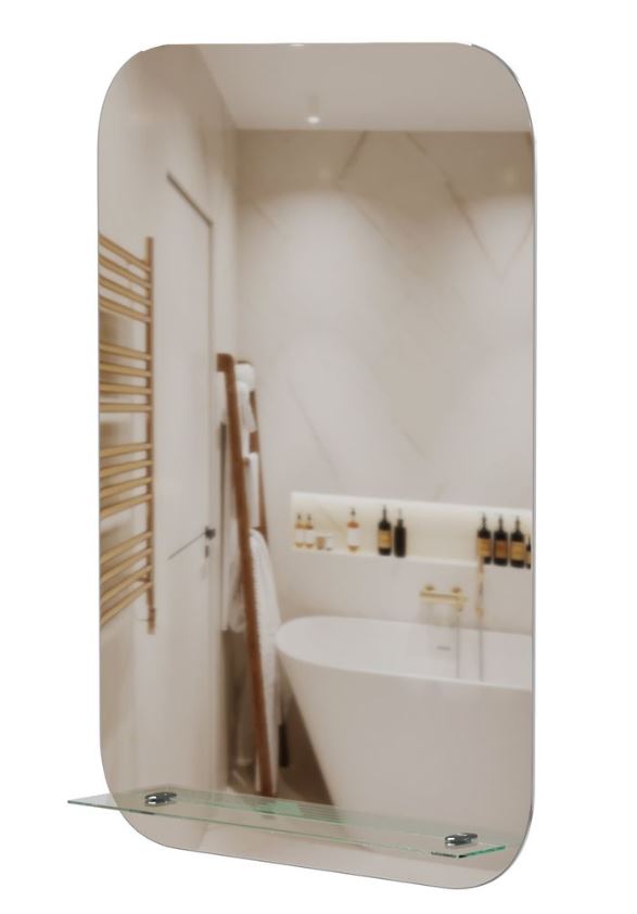 Зеркало MIXLINE Адель 550*800 (ШВ) с полкой