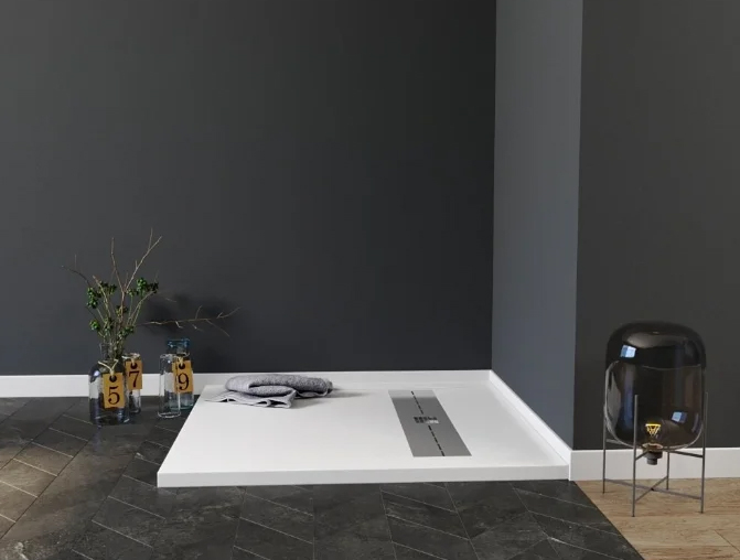 Поддон из литьевого мрамора Aquanet Delight NEW 007 900x900x30мм без сифона
