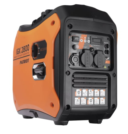 Генератор Patriot IGX2800 инвертор 2,5/2,8кВт 5л 230В ручной запуск