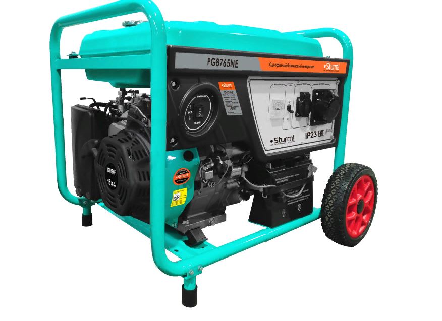 Генератор Sturm! PG8765NE 6,5/5,5КВт 25л 220В ручной запуск