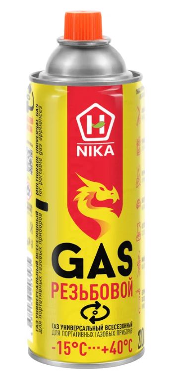 Газ в баллоне Nika всесезонный 220г
