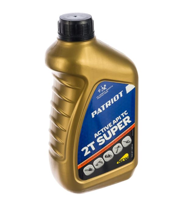 Масло моторное Patriot Super Active 2T полусинтетическое 2х-тактное 0,946л