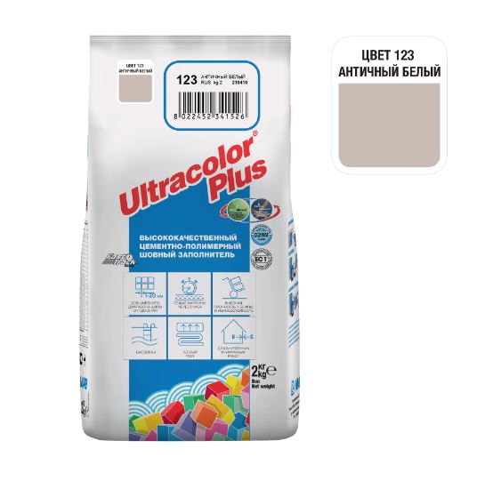 Затирка Ultracolor Plus 123 2кг