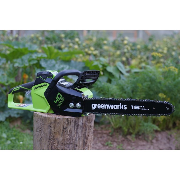 Пила цепная аккумуляторная бесщёточная GreenWorks GD40CS18 40В 16