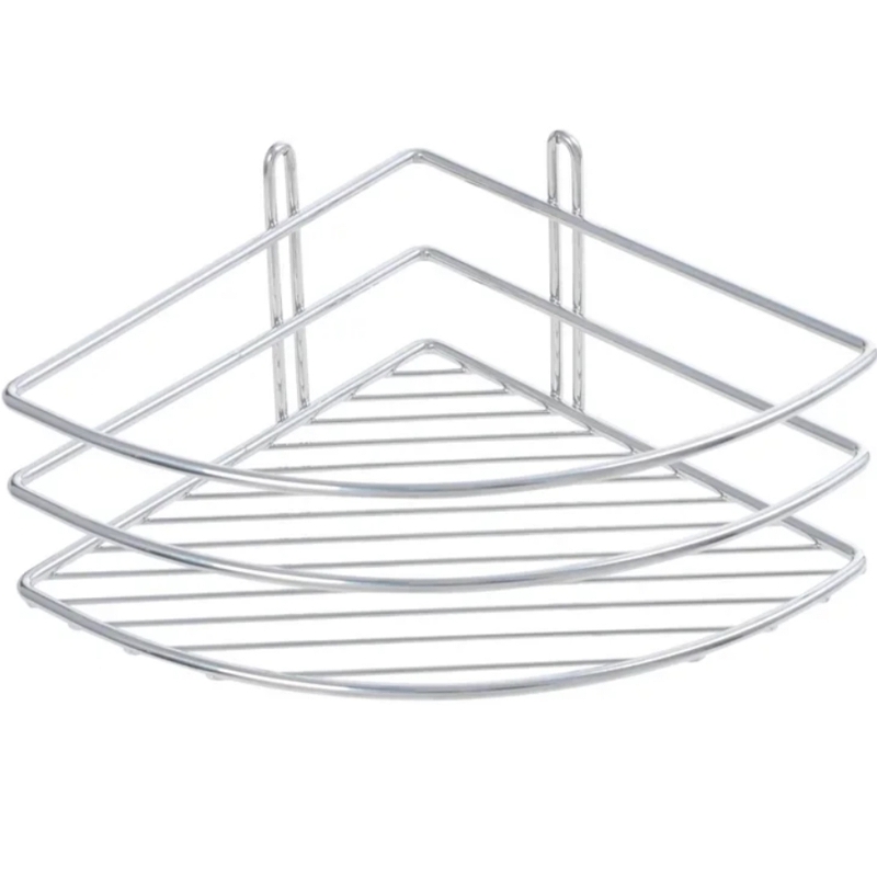 Полка 1-ярусная угловая FIXSEN FX-710-1, хром Полка 1-ярусная угловая FIXSEN FX-710-1, хром