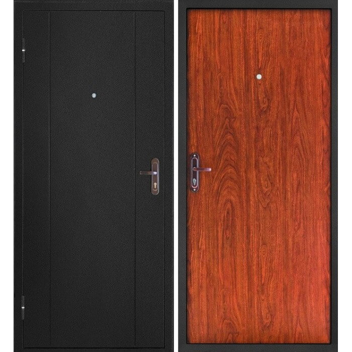 Дверь металлическая Форпост 53 Орех 980x2050 левая