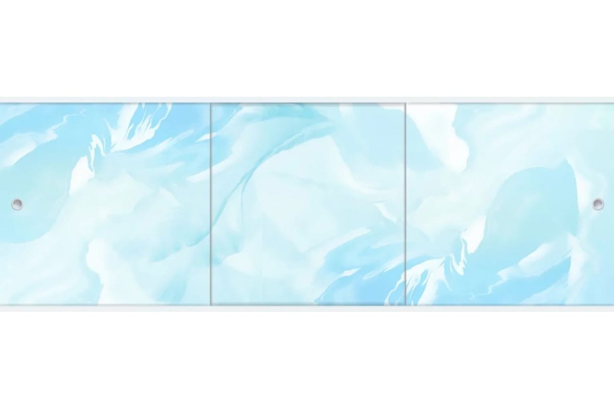 Экран под ванну  ПРЕМИУМ А, голубой, 1.68 м