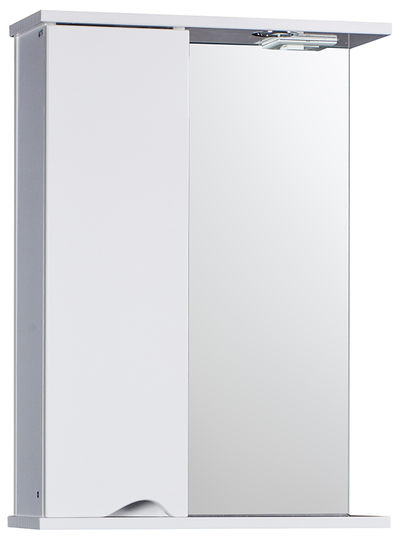 Зеркало-шкаф Bello-C 50 левый белый 500х728х190
