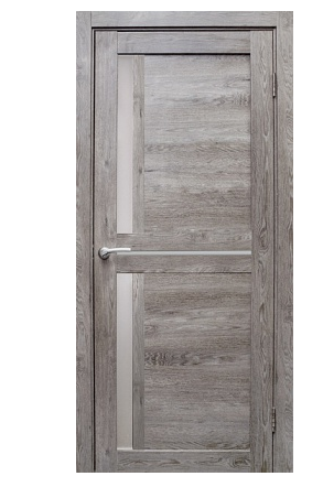 Дверь межкомнатная Гринвуд 4 60 серый