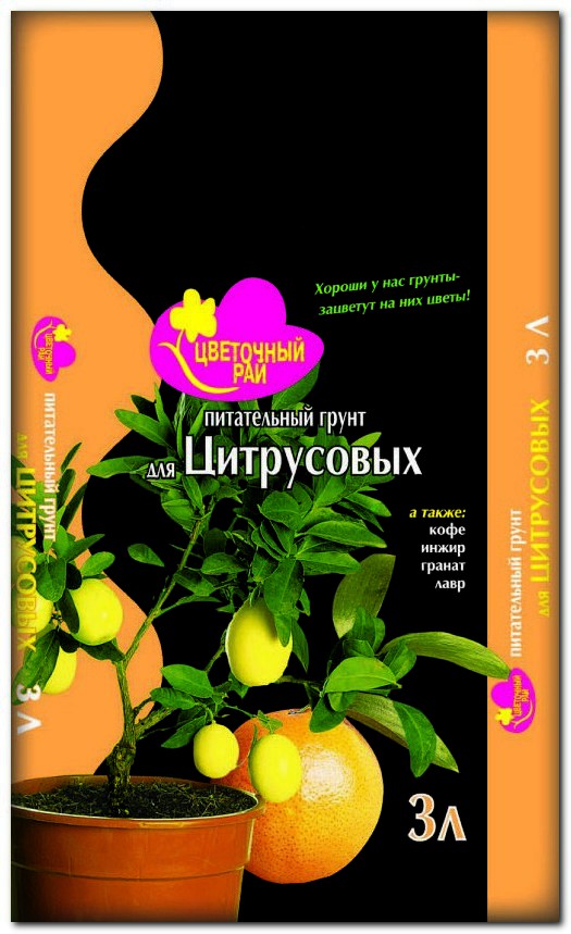 Грунт Цветочный Рай Цитрусовая 3л БХЗ Грунт Цветочный Рай Цитрусовая 3л БХЗ