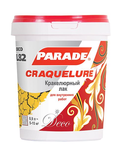 Лак кракелюрный PARADE DECO Craquelure L82 0,9л