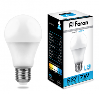 Лампа Feron LB-91 7W E27 6400K A60