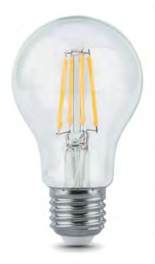 Лампа Gauss LED Filament A60 6W E27 4100K