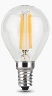 Лампа Gauss LED Filament Шар 7W E14 4100K