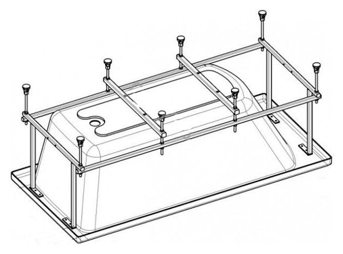 Каркас для ванны Becool ZRU9302786