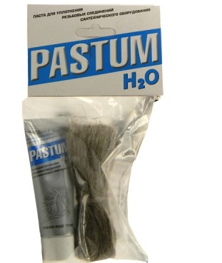 Паста уплотнит 70г PASTUM H2O вода+лен 15г