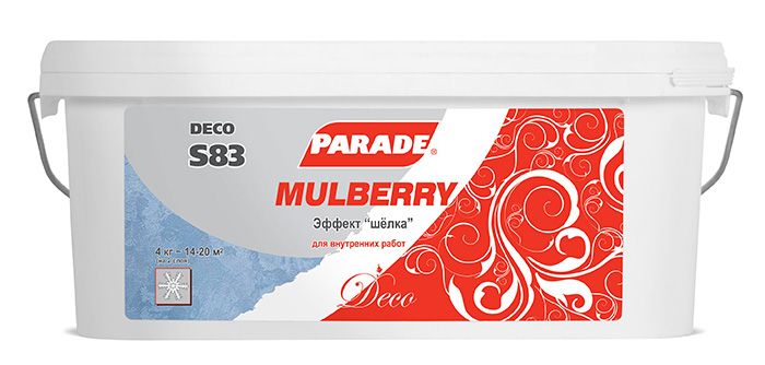 Штукатурка PARADE DECO S83 Mulberry 4кг