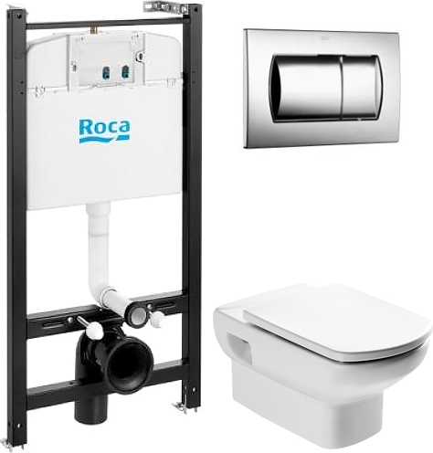 Система инсталляции Roca c унитазом Dama Senso микролифт