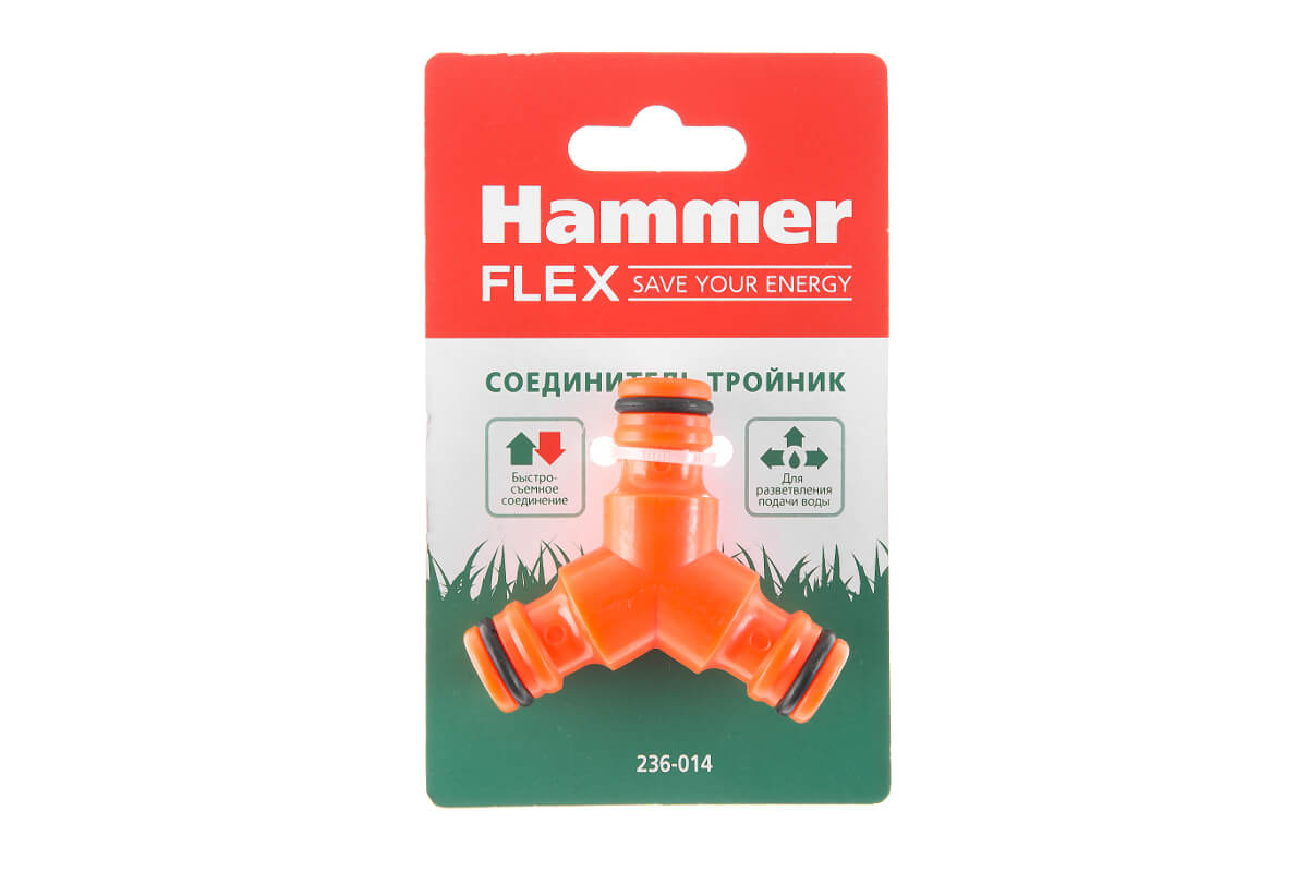 Соединитель Hammer Flex тройник 236-014