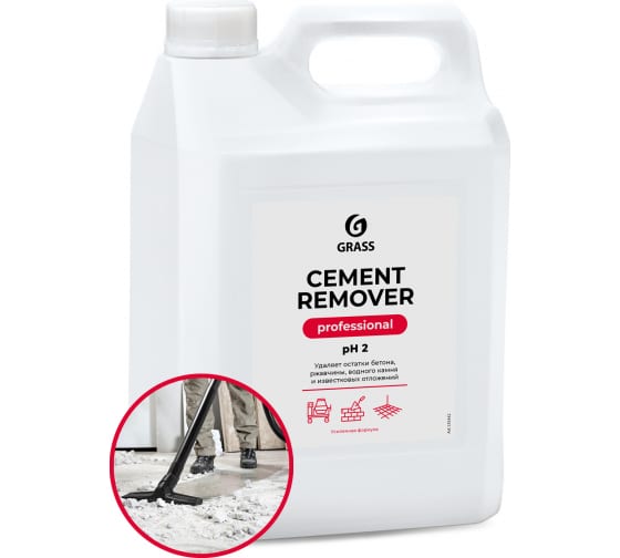 Очиститель после ремонта GraSS Cement remover 5,8кг 125442