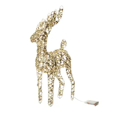 Фигура светодиодная Олень 37см теплый белый NEON-NIGHT