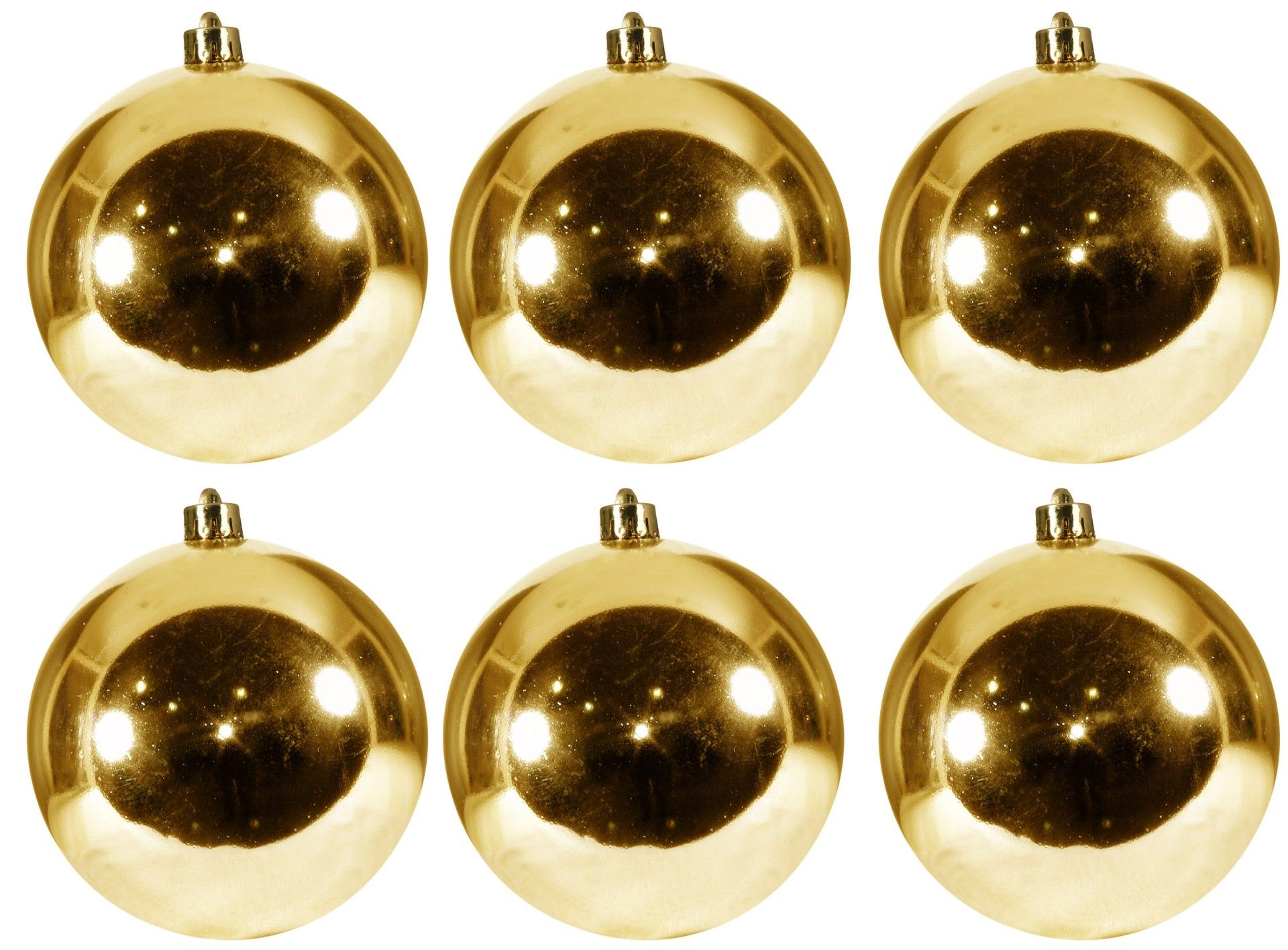 Шар Т173-2 6шт 6см (глянцевые) золото Шар Т173-2 6шт 6см (глянцевые) золото