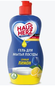 Ср-во д/мытья посуды Haus Herz сочный лимон 450мл
