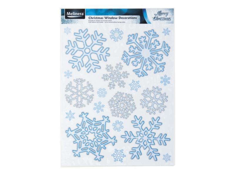 Наклейка новогодняя на стекло 42x30 в асс. 7628 Наклейка новогодняя на стекло 42x30 в асс. 7628